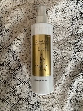 Nakery Beauty SkinFirm Serum Treatment - White & Gold Bottle